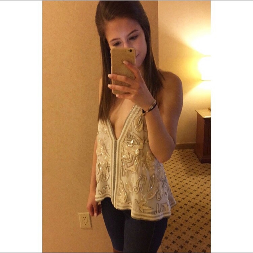 Free People embellished top